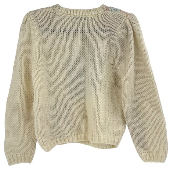 Vintage Thoroughbreds By Pronto Womens Acrylic Sweater M Geometric Knit Design - Picture 2 of 8